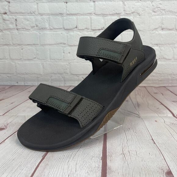 Reef Fanning Baja Brown Gum With Bottle Opener Sandals Mens Size 12 - Picture 3 of 11